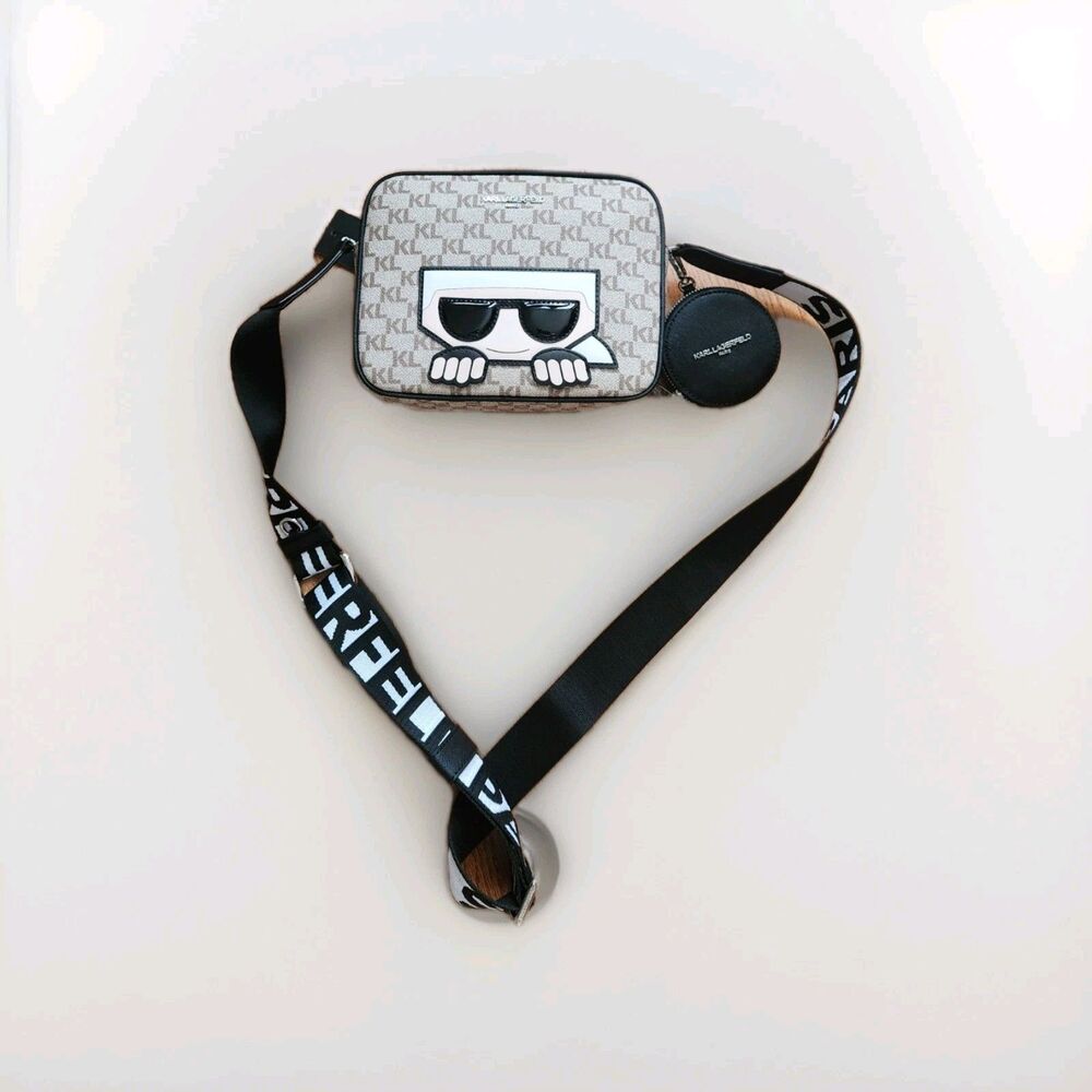 Karl Lagerfeld Paris Maybelle Camera Crossbody Bag NWT~ MSRP $198